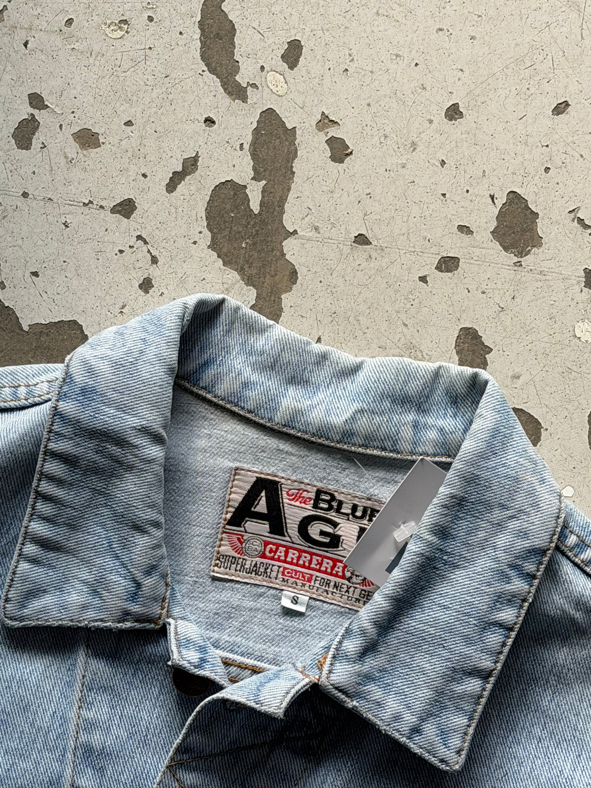 Blue Age Carrera | Vintage denimjakke | lyseblå | S