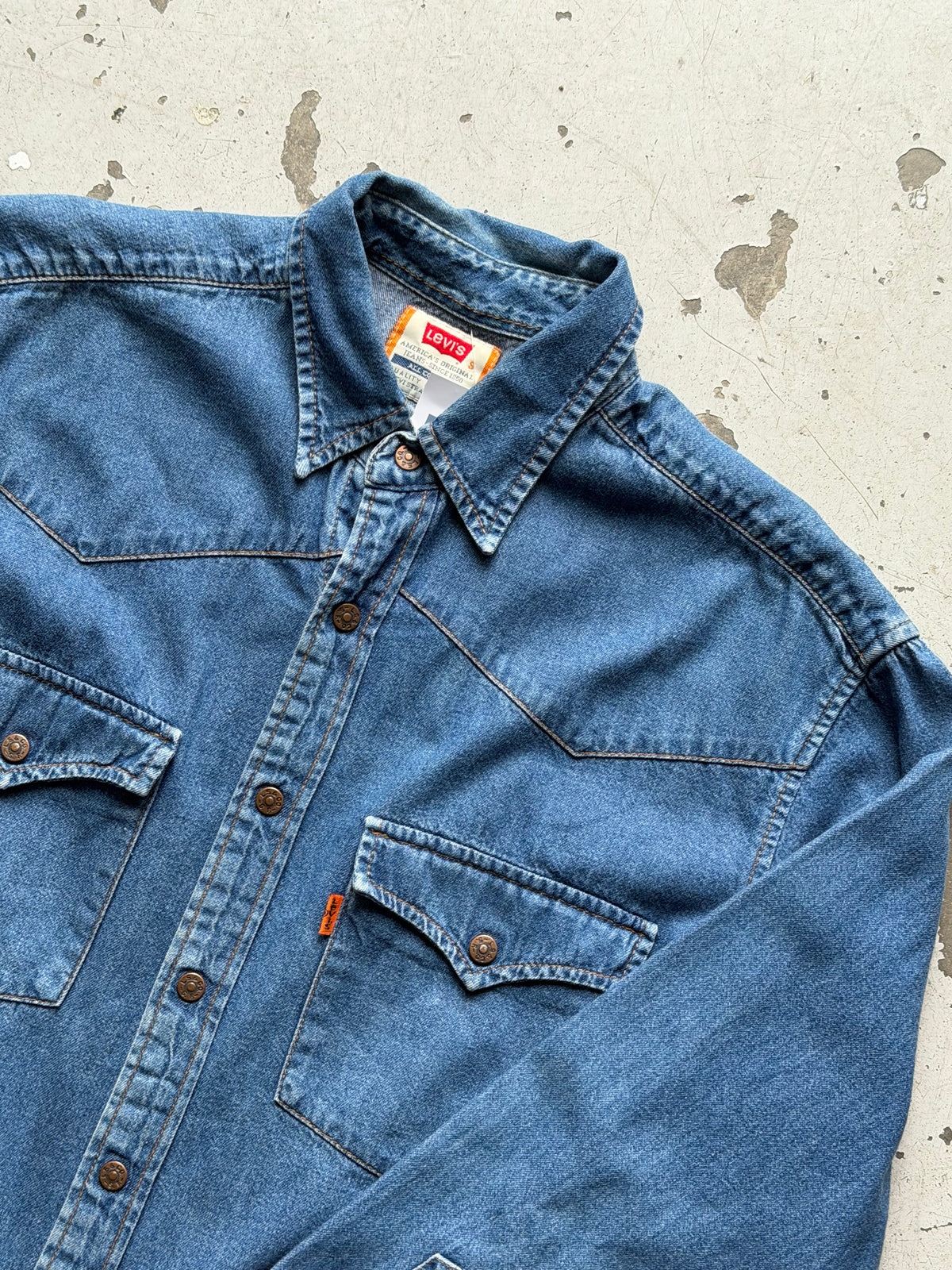 Levi’s | Western denimskjorte | blå | S