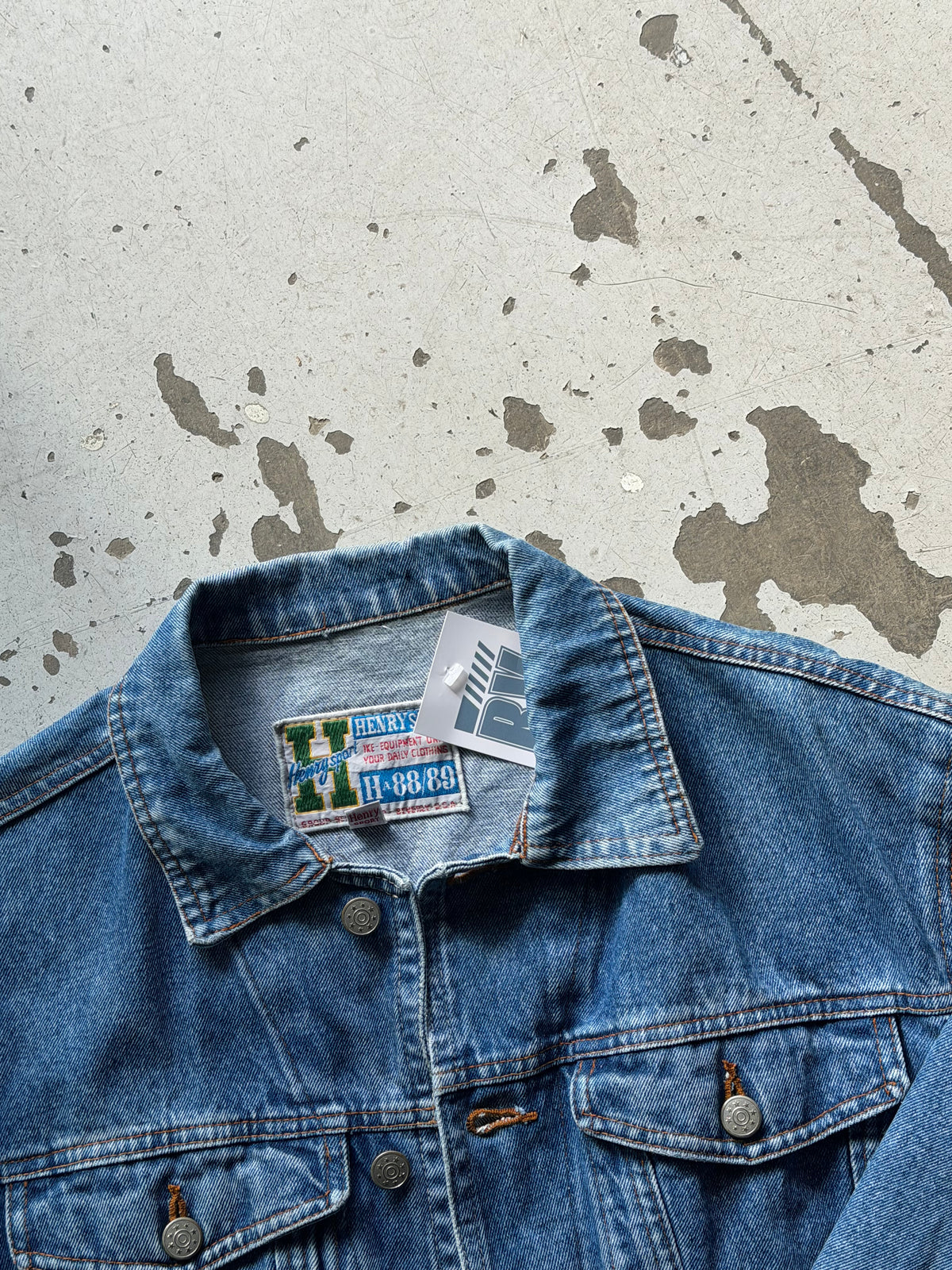 Henry Sport | vintage denimjakke | blå | S