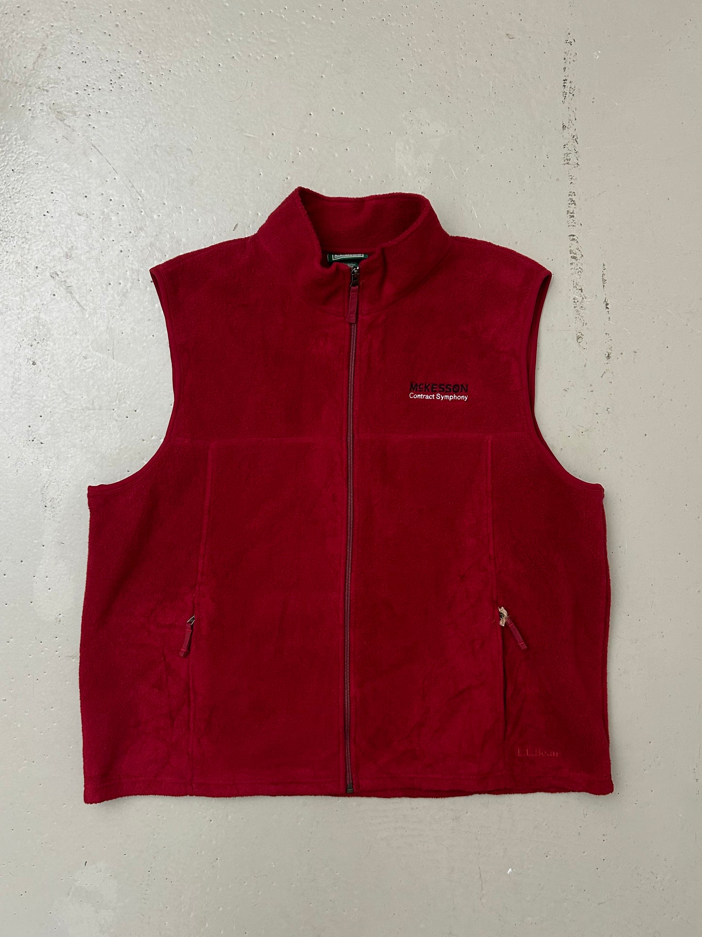 LL Bean Vest Vintage Fleece - XL