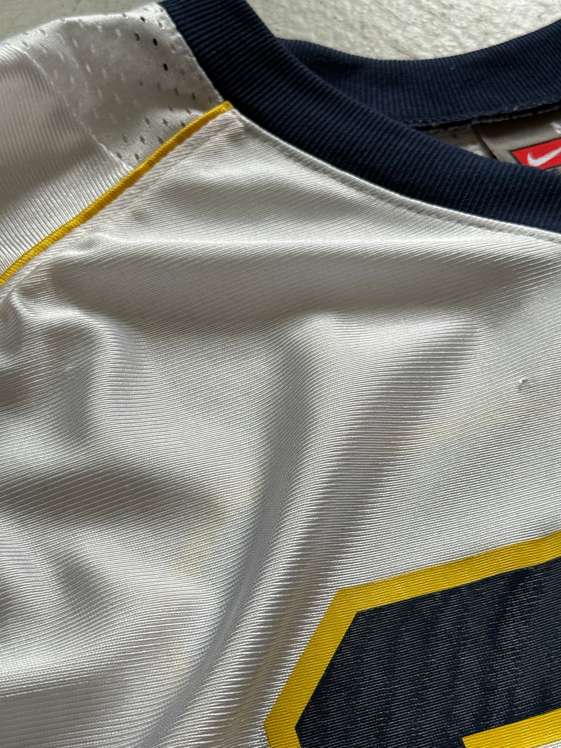 Nike Team | football jersey nr. 86 | hvid/navy/gul | M