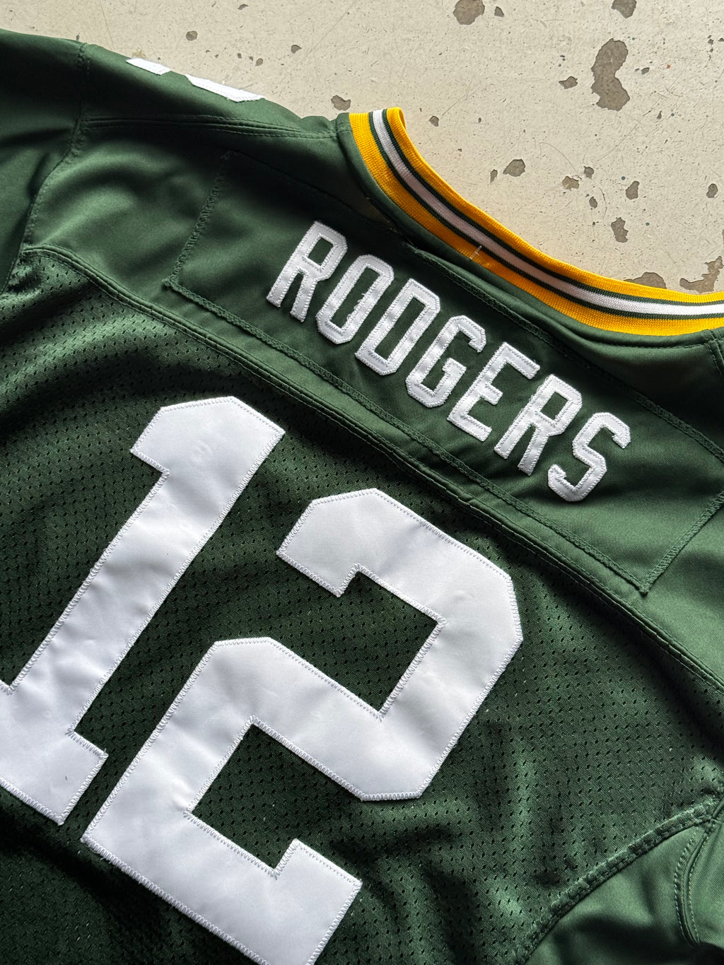 Nike |  Rodgers 12 NFL jersey | grøn | Medium