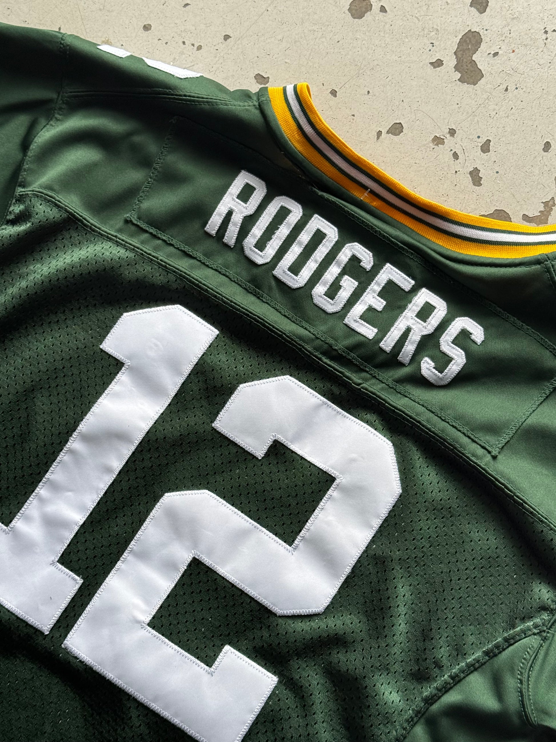 Nike |  Rodgers 12 NFL jersey | grøn | Medium