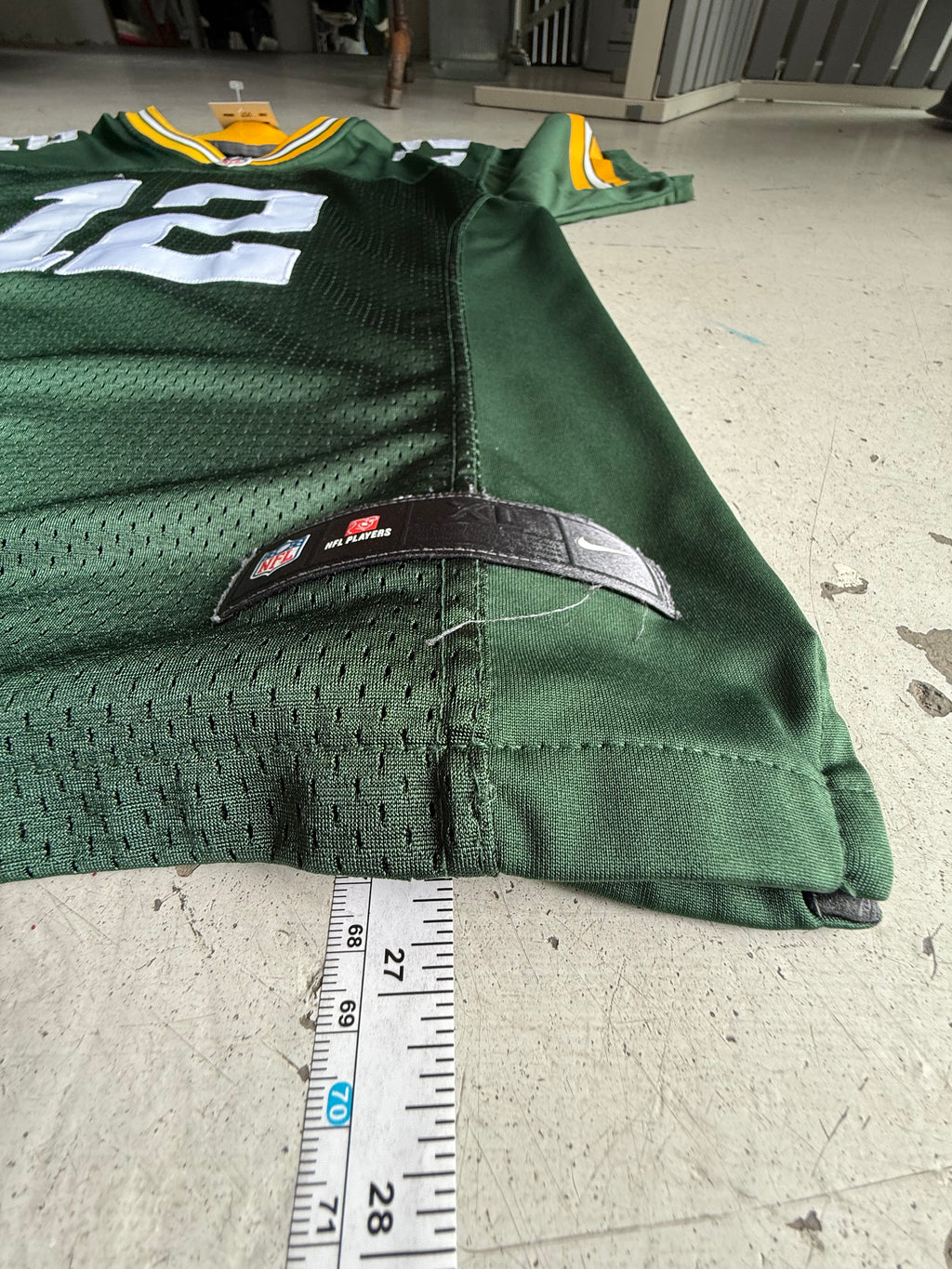 Nike |  Rodgers 12 NFL jersey | grøn | Medium