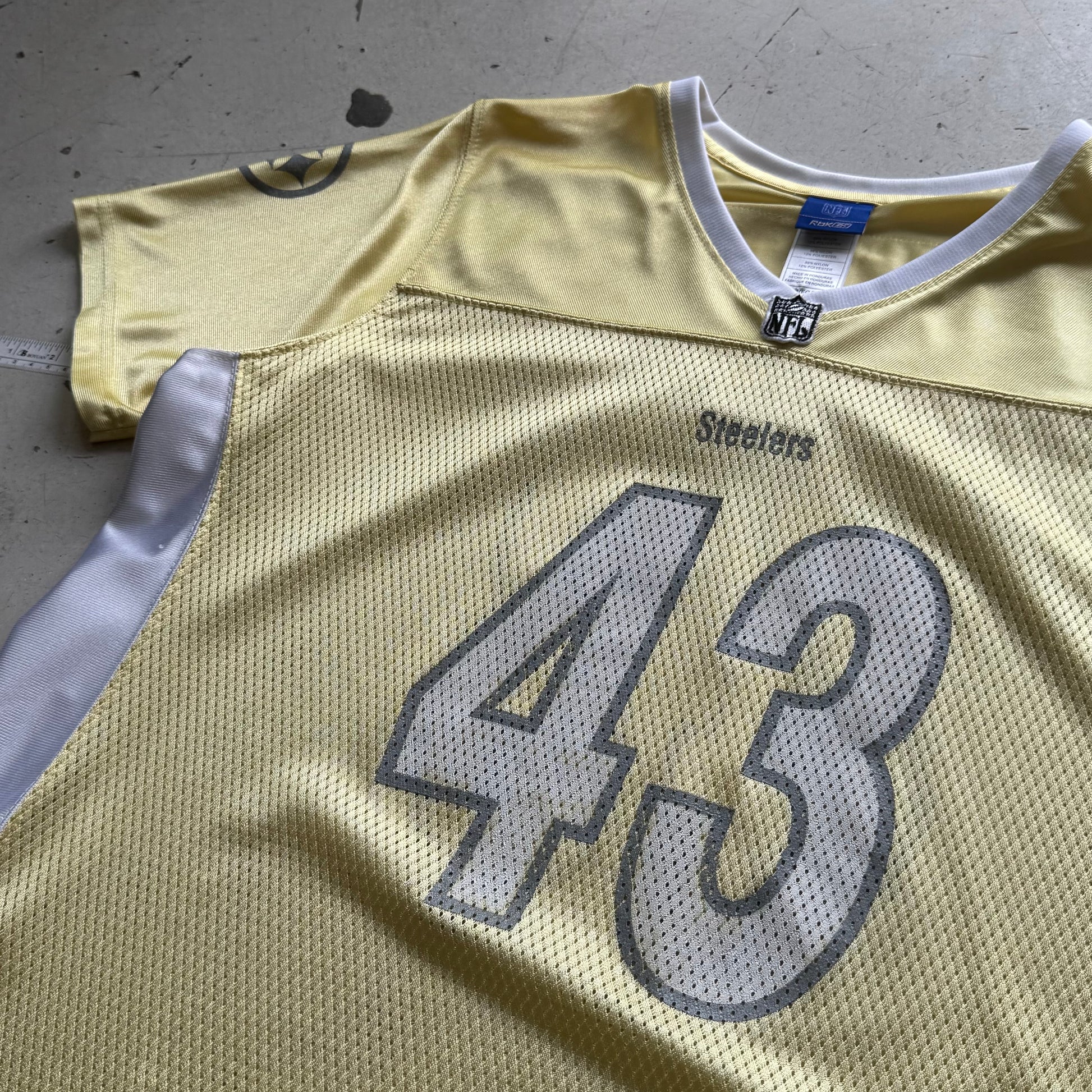 Reebok | Pittsburgh Steelers Polamalu #43 NFL jersey | gul | XL