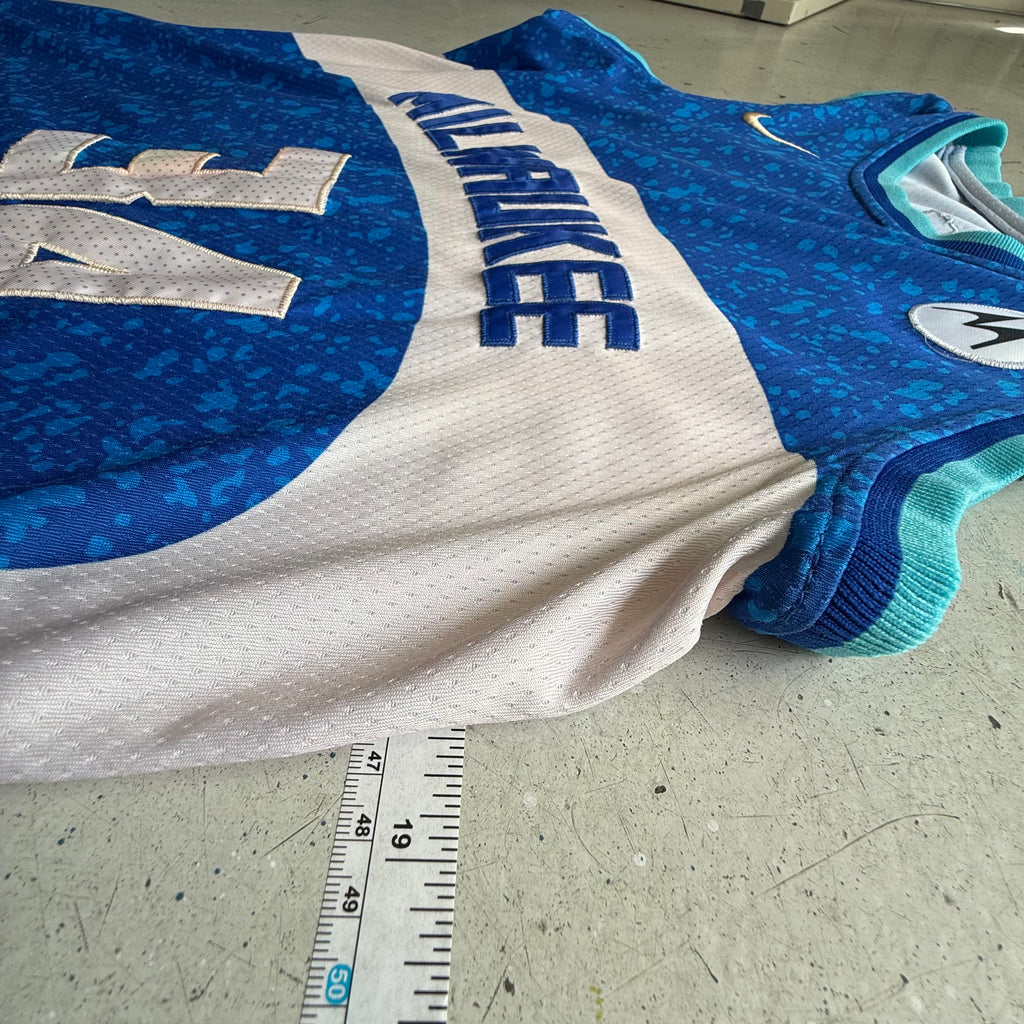Nike | Antetokounmpo 34 jersey | blå/hvid | M (44)