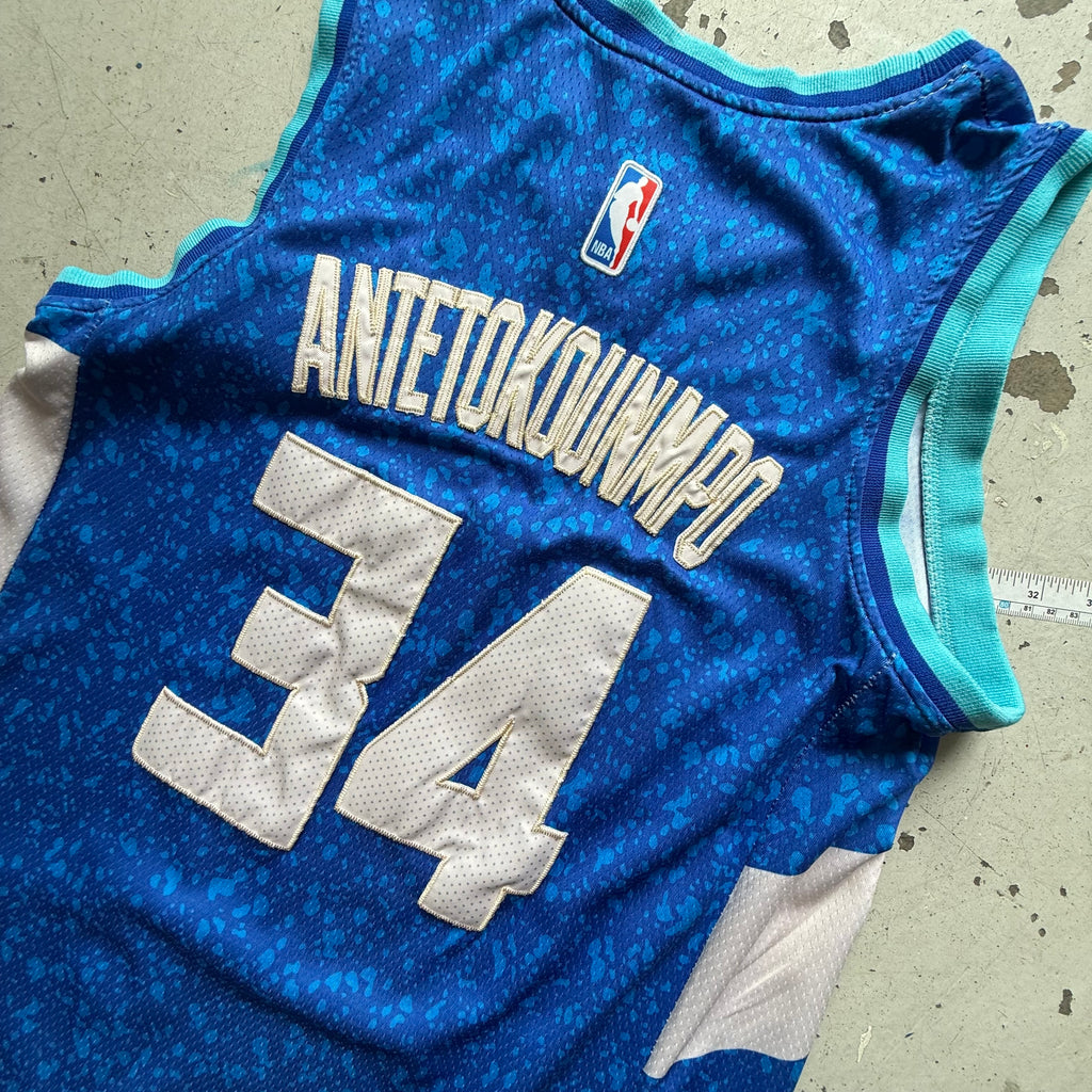 Nike | Antetokounmpo 34 jersey | blå/hvid | M (44)