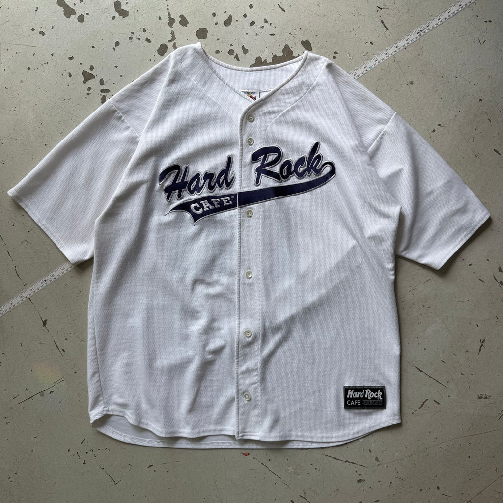 Hard Rock Cafe | baseball jersey | hvid/blå | XXL