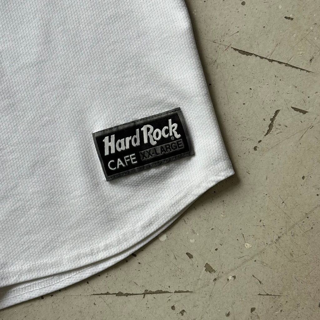 Hard Rock Cafe | baseball jersey | hvid/blå | XXL