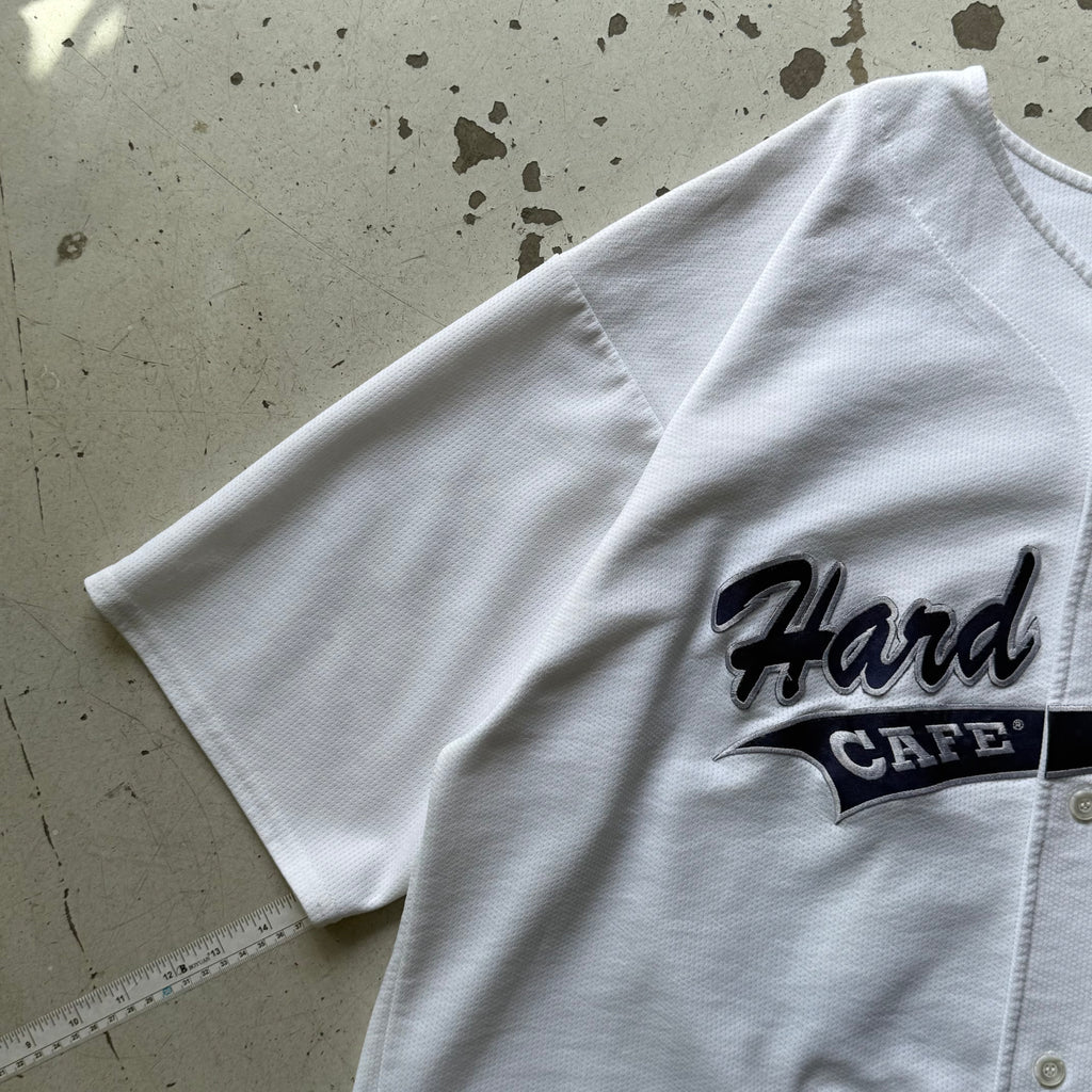 Hard Rock Cafe | baseball jersey | hvid/blå | XXL
