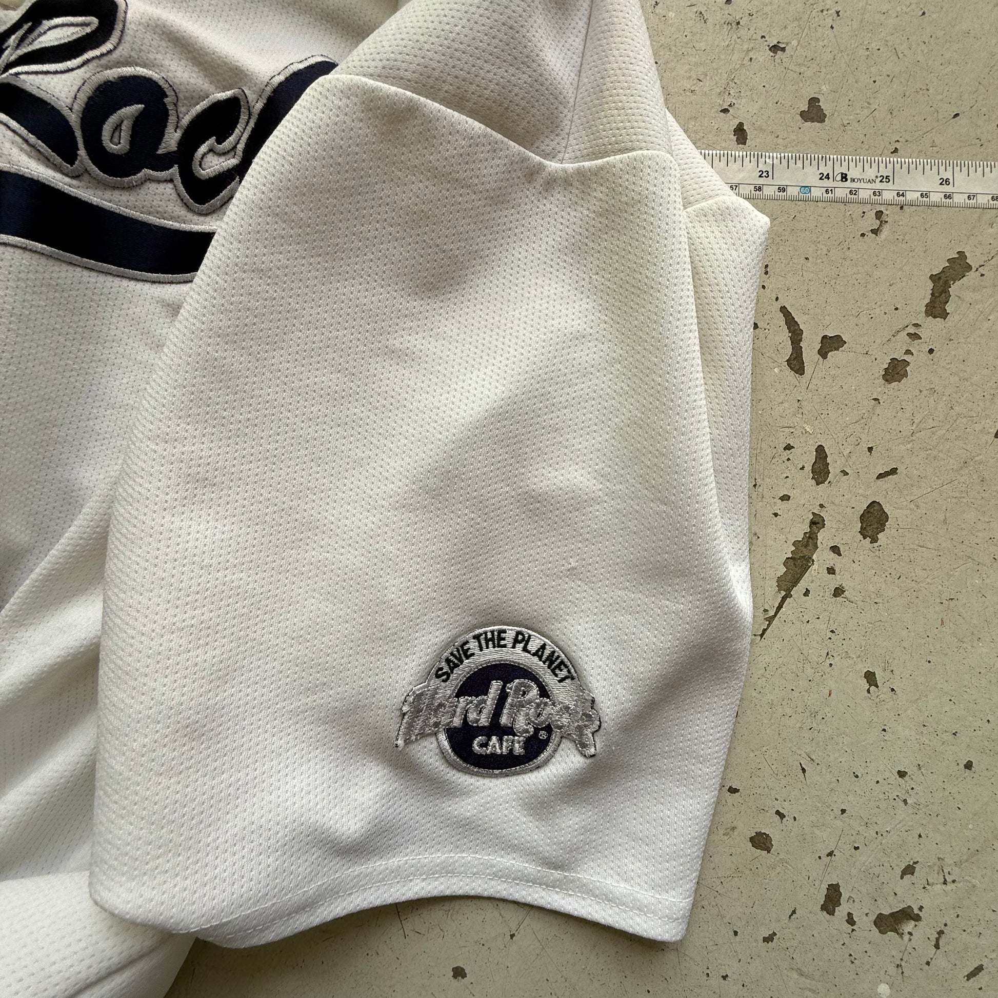 Hard Rock Cafe | baseball jersey | hvid/blå | XXL