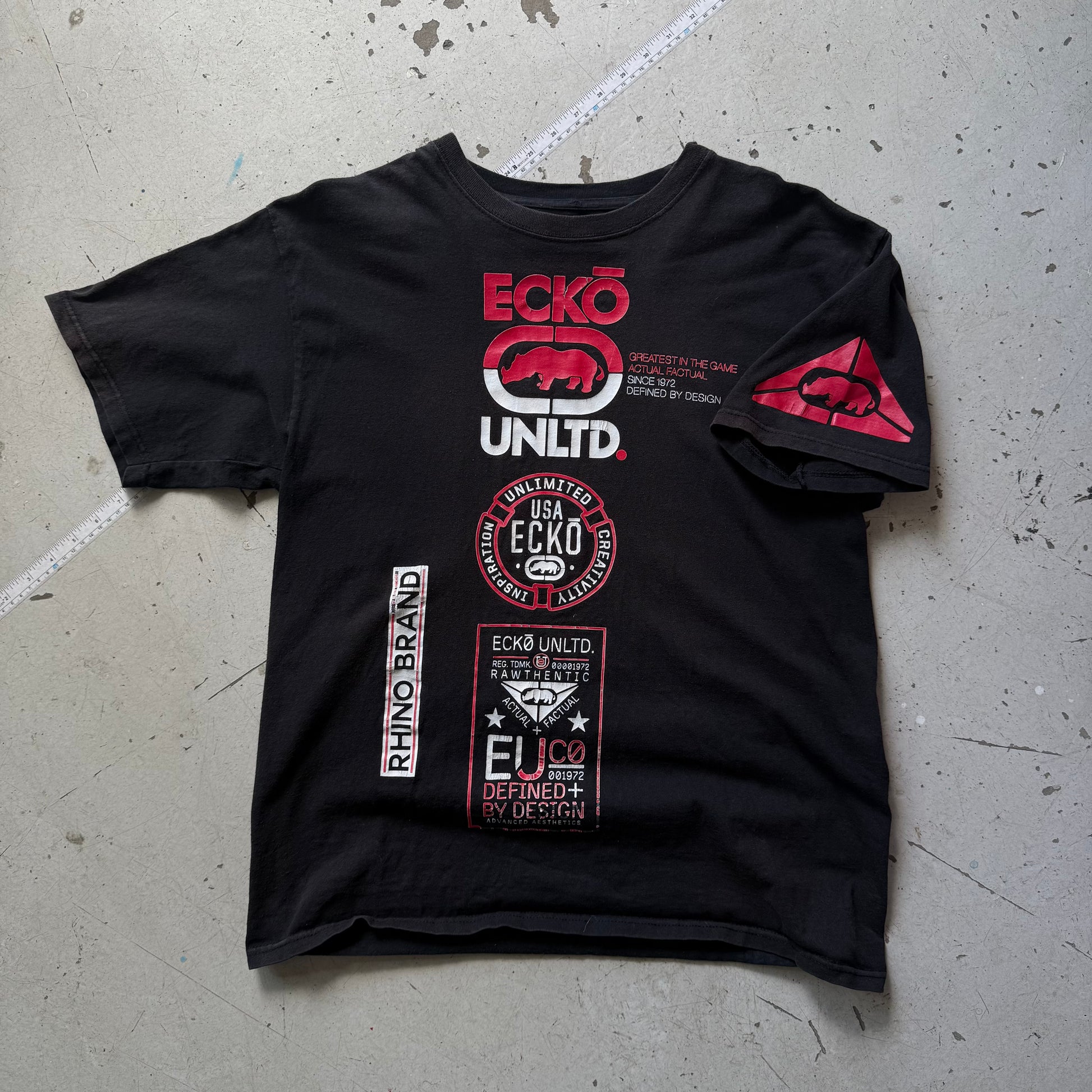 Ecko Unltd. | graphic t-shirt | sort/rød | L