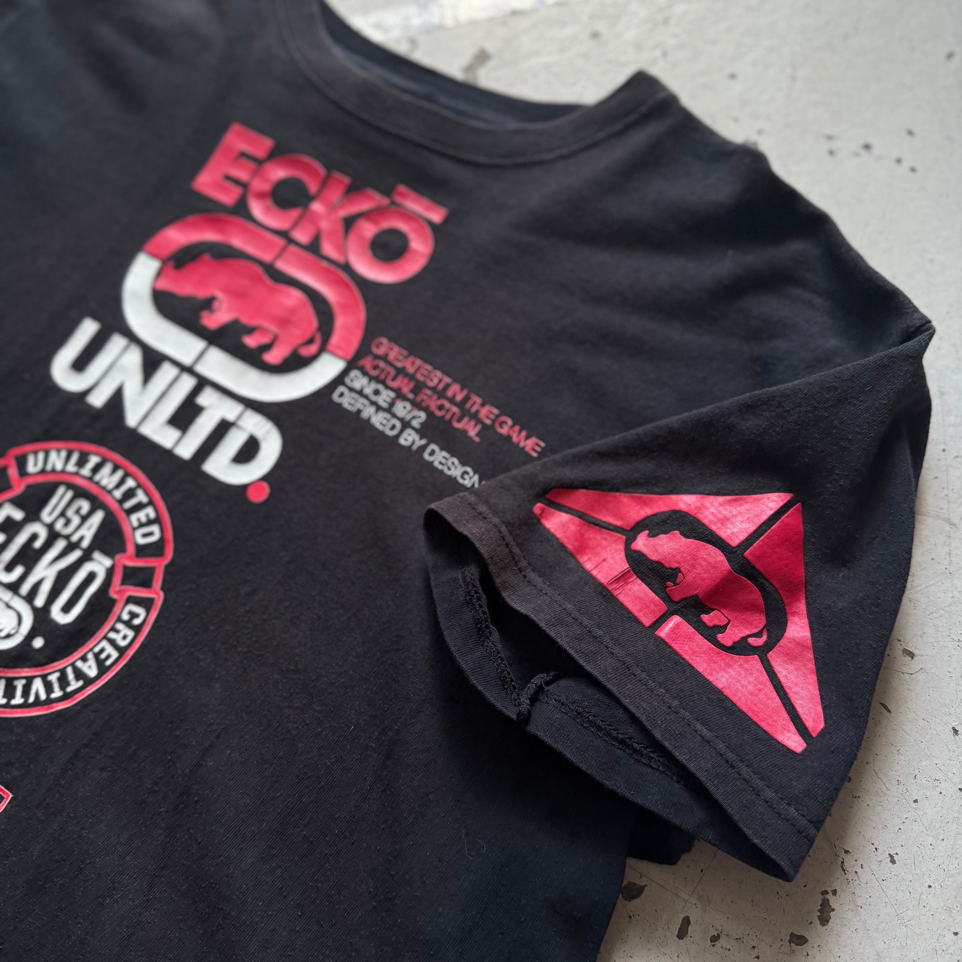 Ecko Unltd. | graphic t-shirt | sort/rød | L