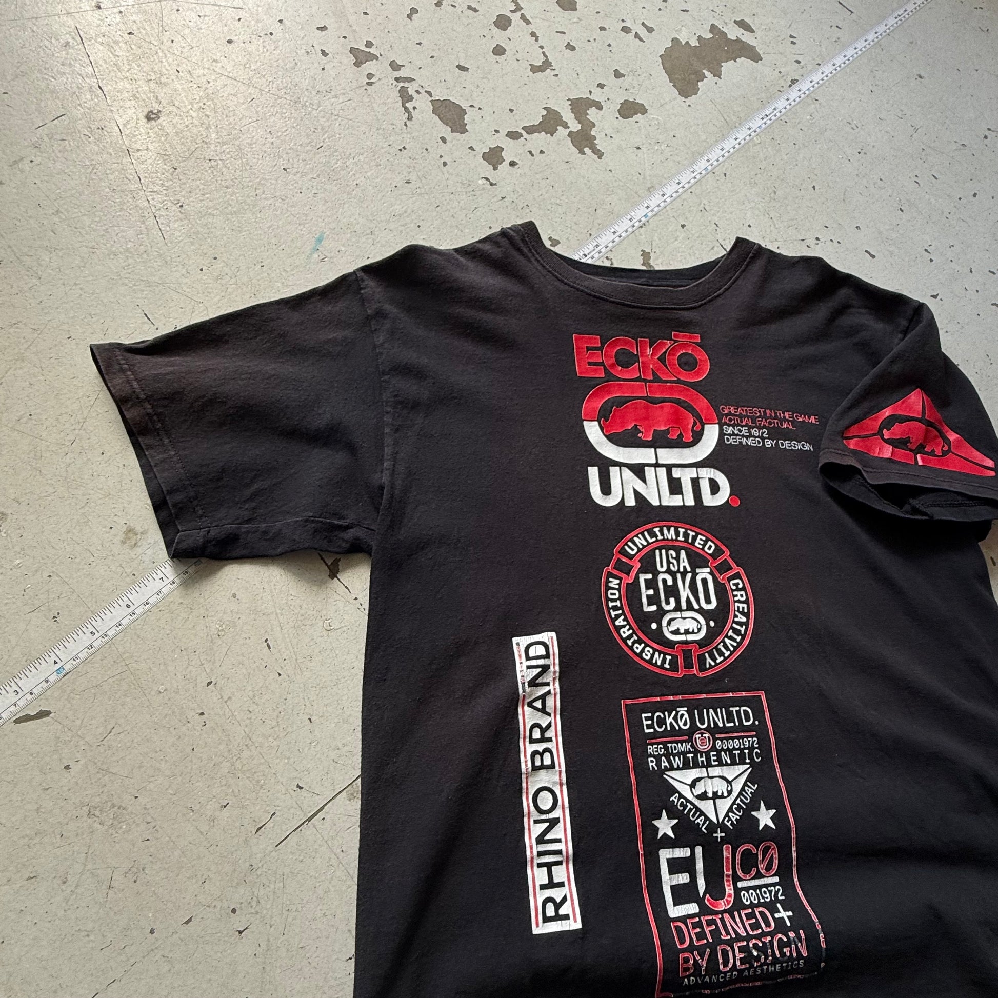 Ecko Unltd. | graphic t-shirt | sort/rød | L