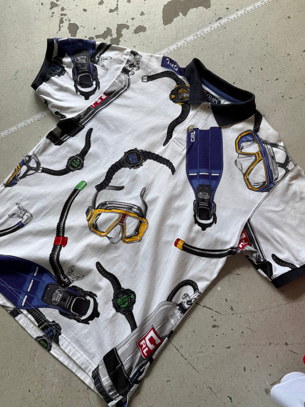 Chaps Ralph Lauren | polo | hvid/multifarvet | L