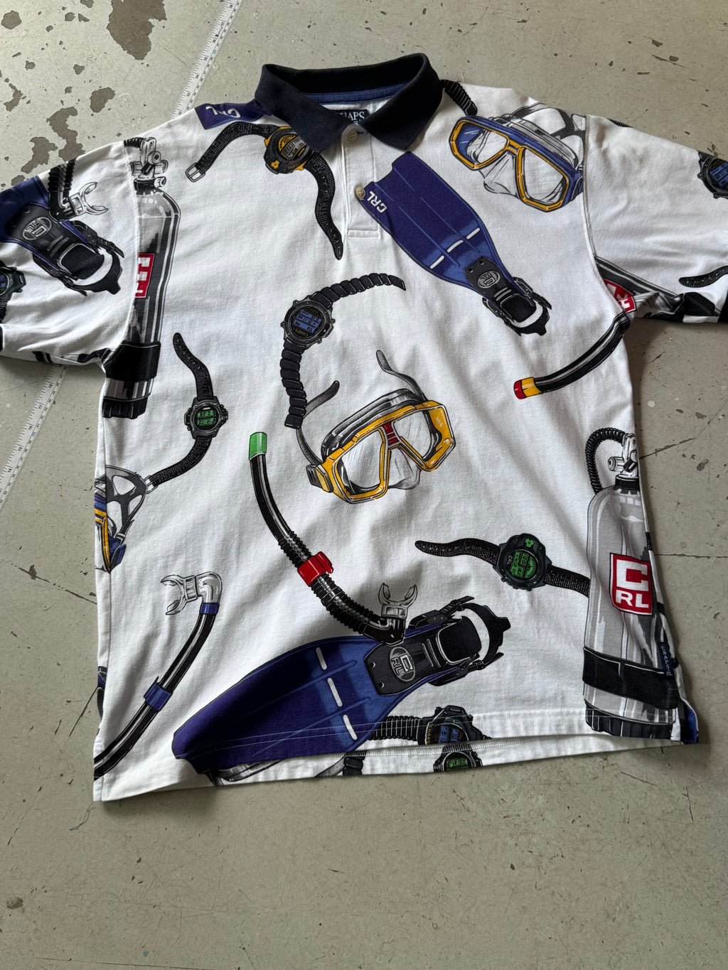 Chaps Ralph Lauren | polo | hvid/multifarvet | L