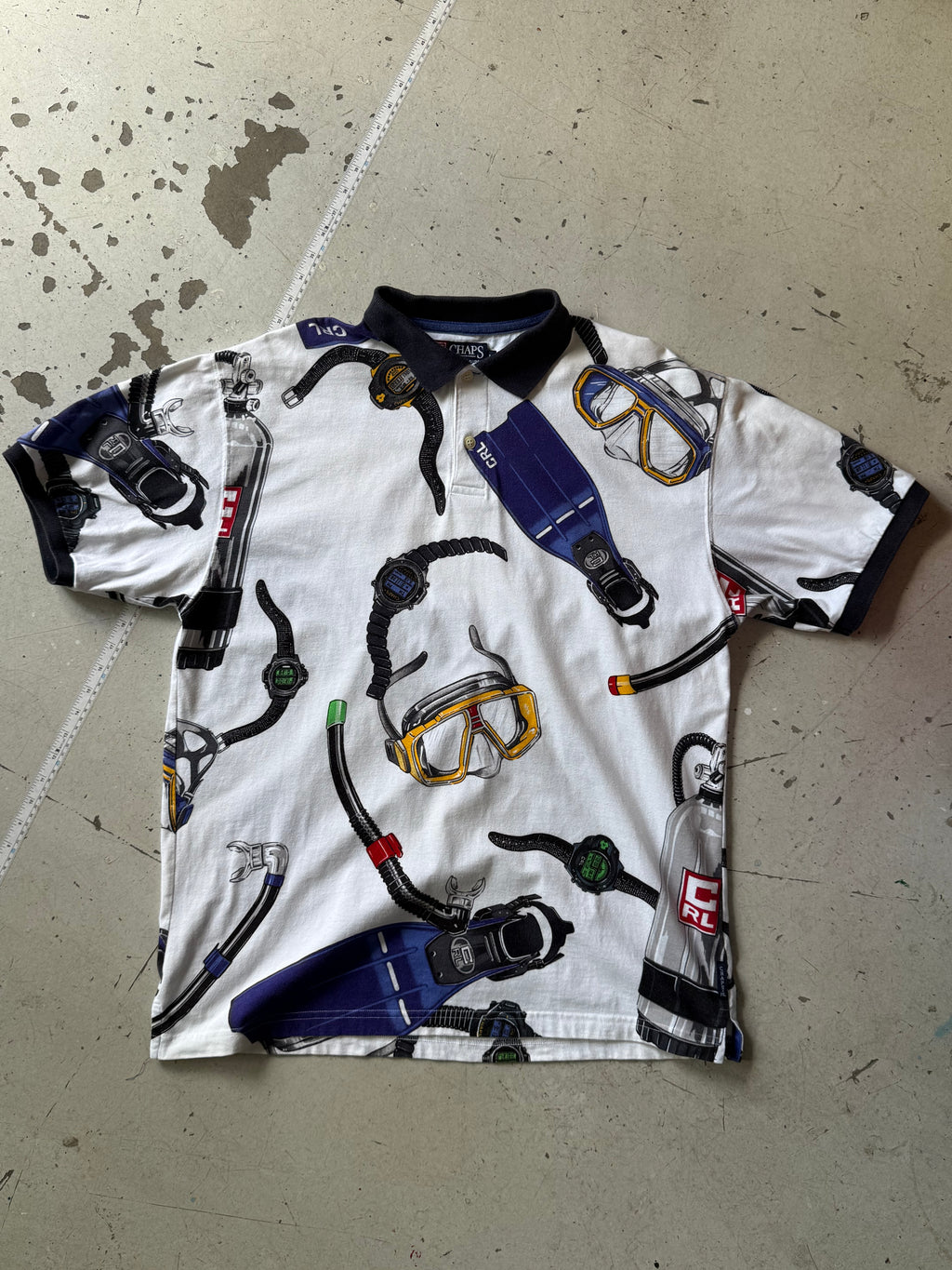 Chaps Ralph Lauren | polo | hvid/multifarvet | L