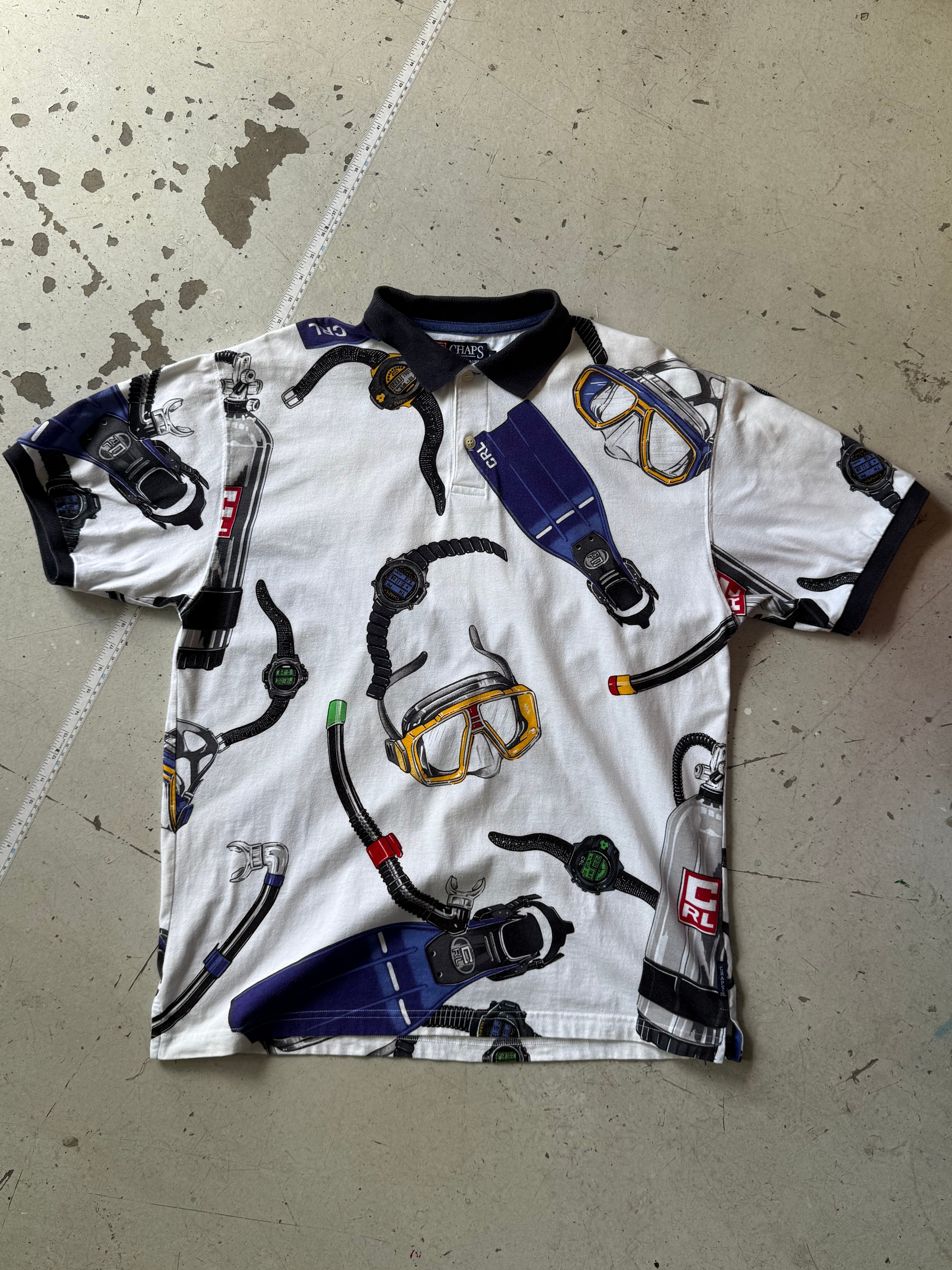 Chaps Ralph Lauren | polo | hvid/multifarvet | L