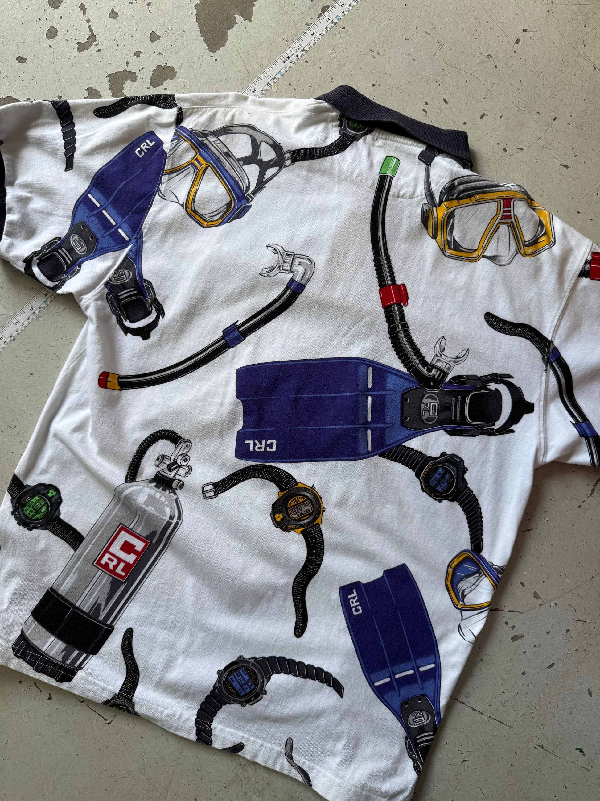 Chaps Ralph Lauren | polo | hvid/multifarvet | L