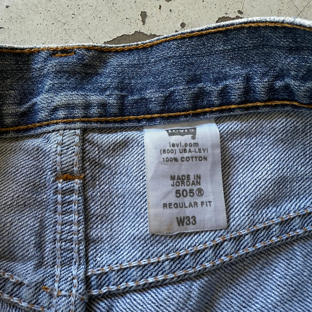 Levi’s 505 | denim shorts | lys blå | W33
