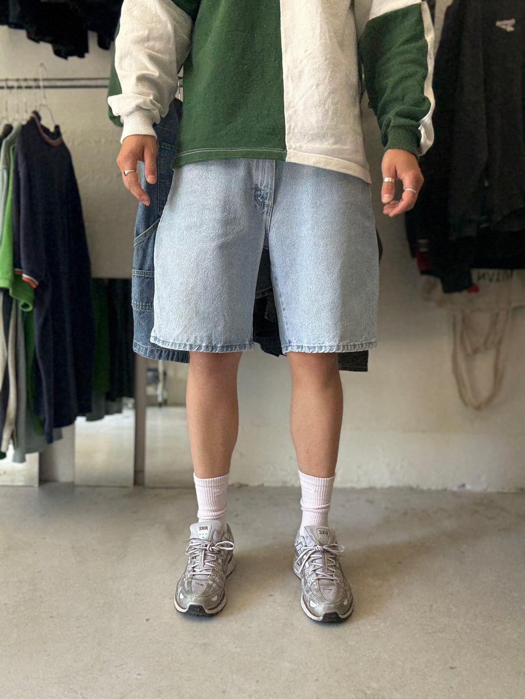 Wrangler | denim shorts | lys blå | W34