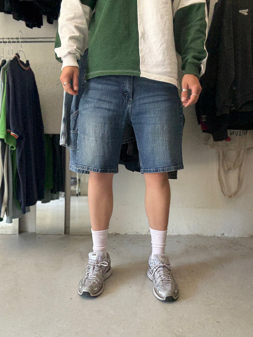 Wrangler | denim shorts | blå | W34
