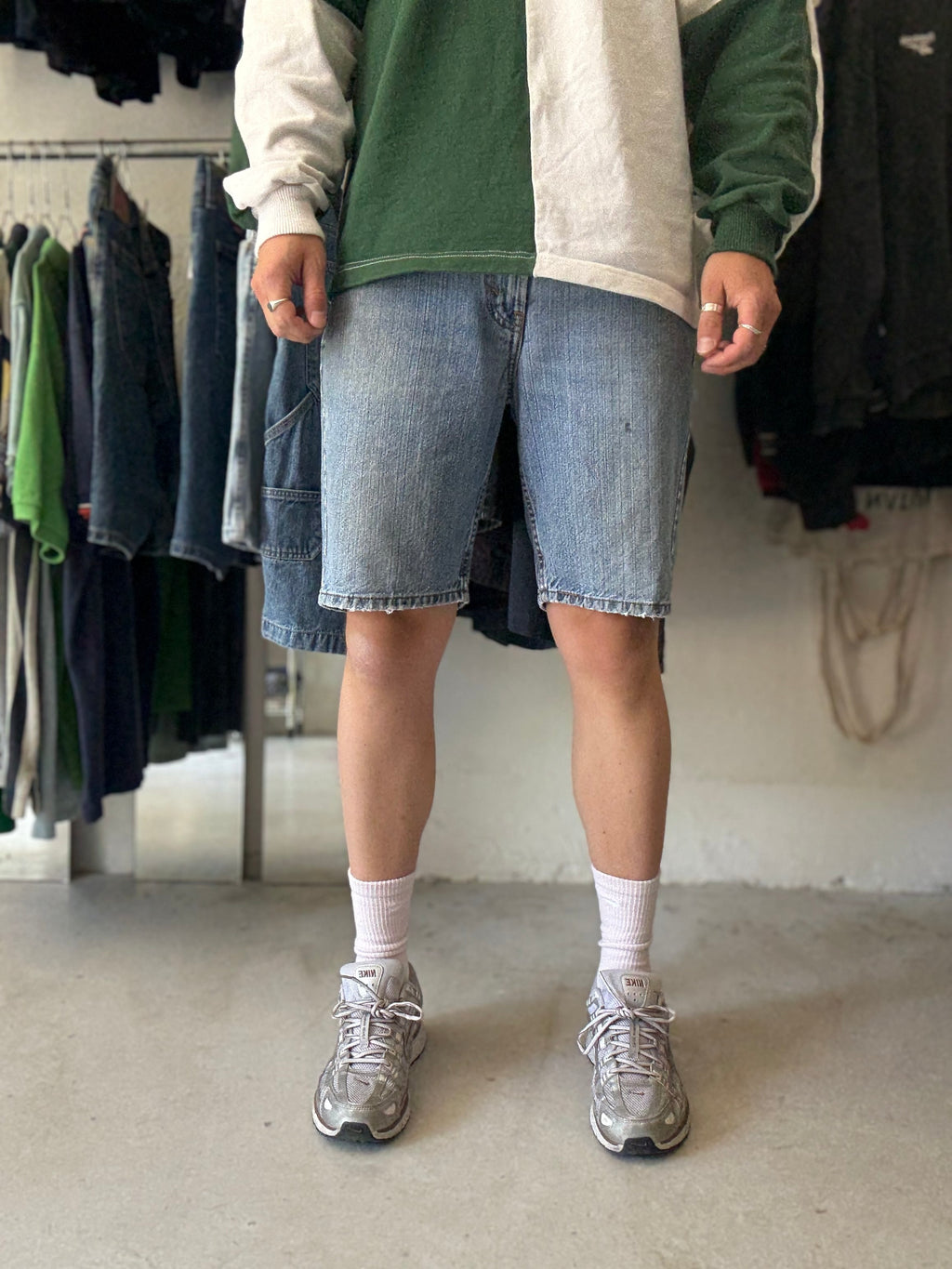 Levi’s 505 | denim shorts | lys blå | W33