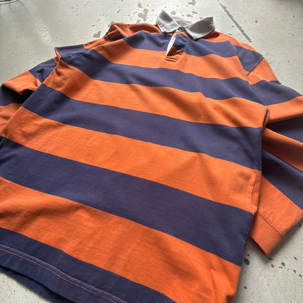 Rugby trøje | orange/navy | M