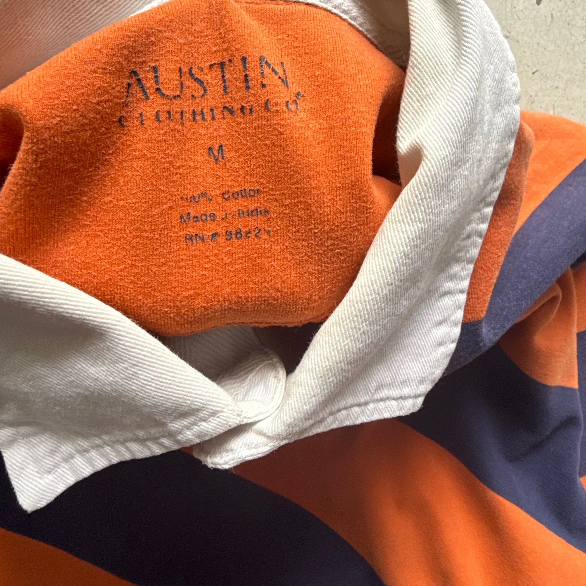 Rugby trøje | orange/navy | M