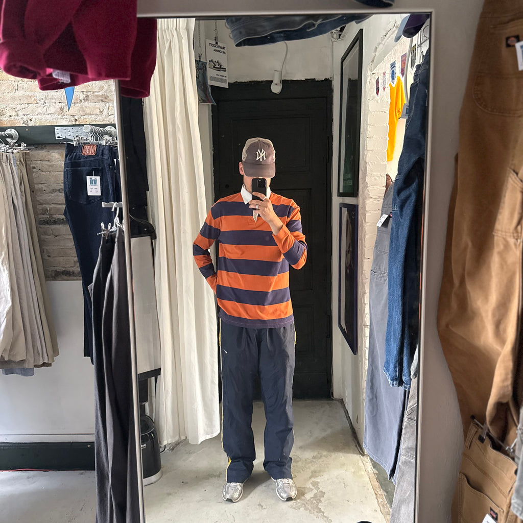 Rugby trøje | orange/navy | M