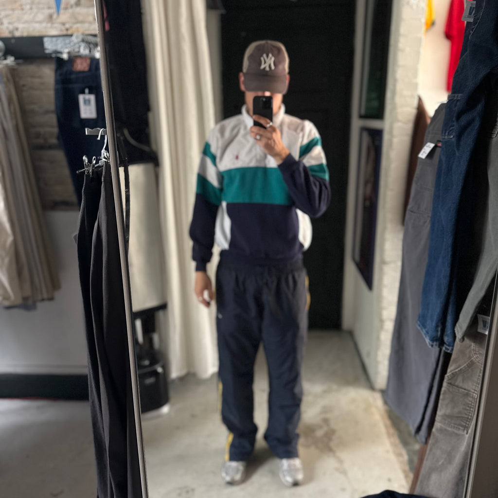 Rugby trøje | Hvid/navy | M