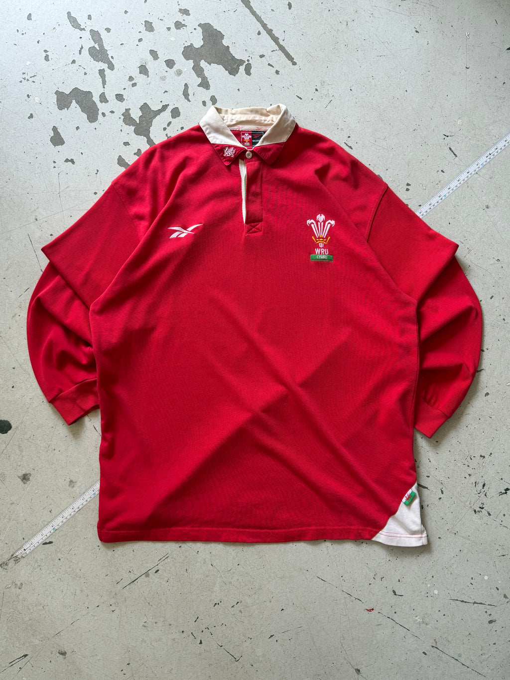 Reebok | Wales rugby trøje | rød | XL