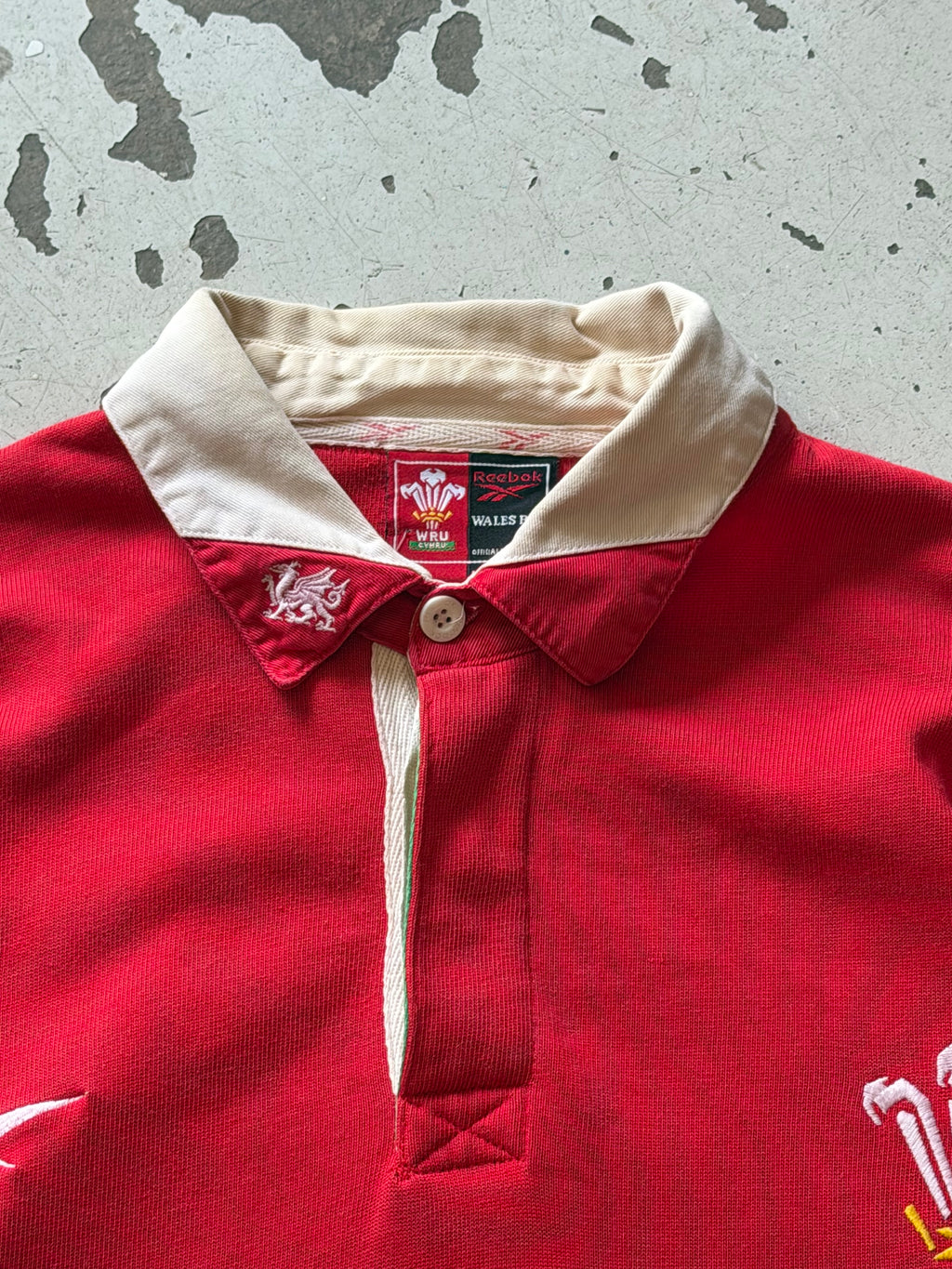 Reebok | Wales rugby trøje | rød | XL