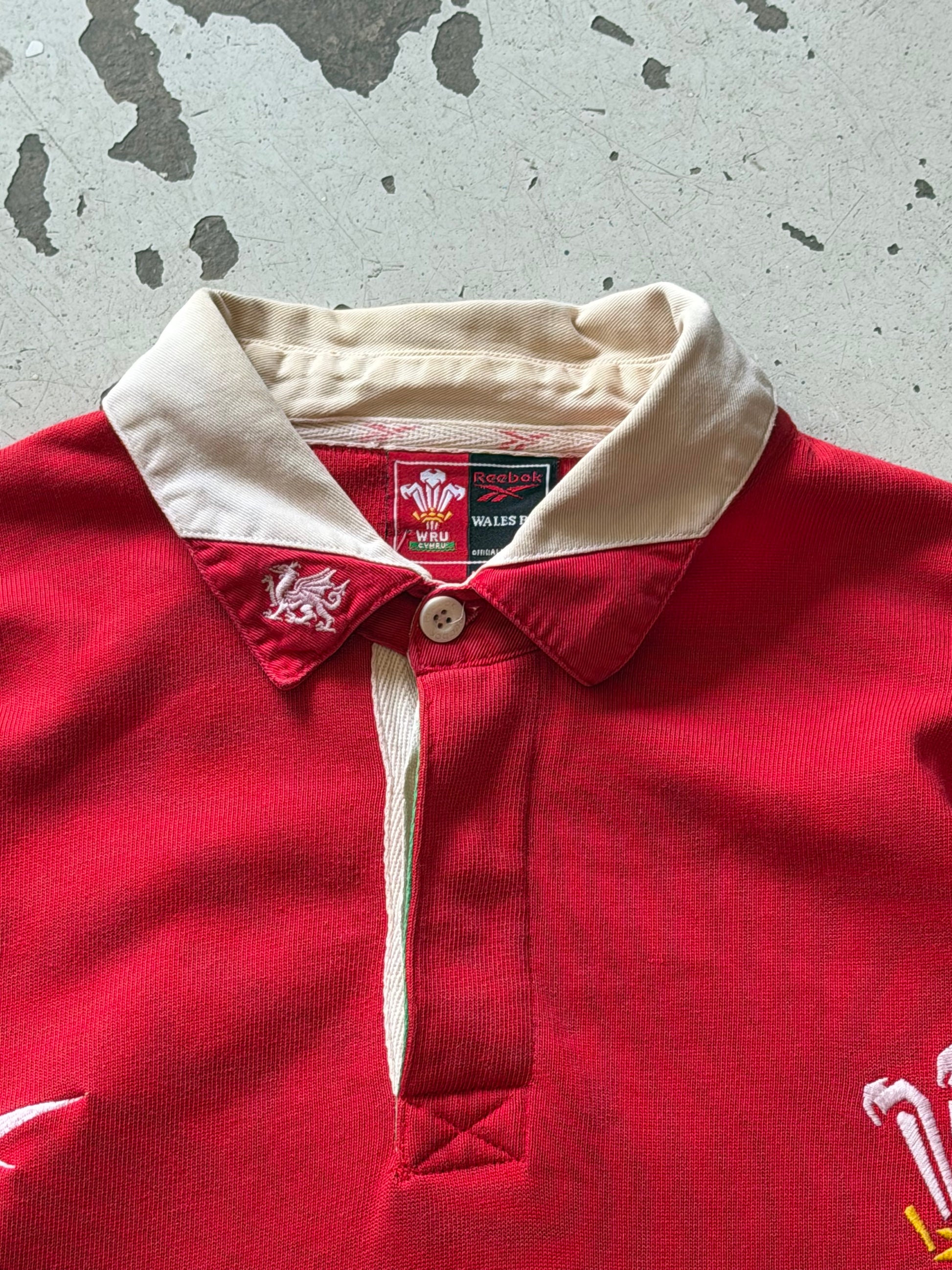 Reebok | Wales rugby trøje | rød | XL