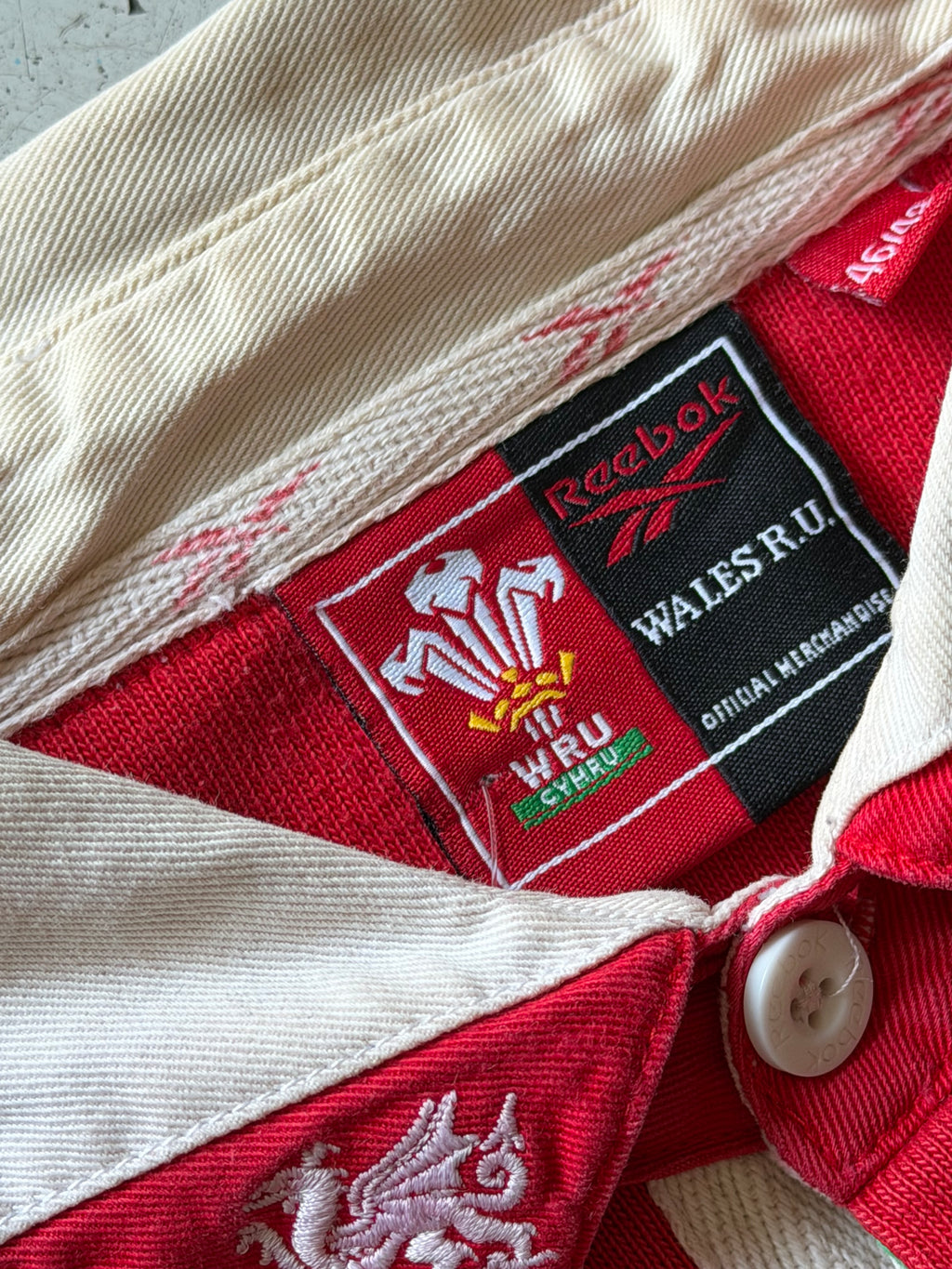 Reebok | Wales rugby trøje | rød | XL