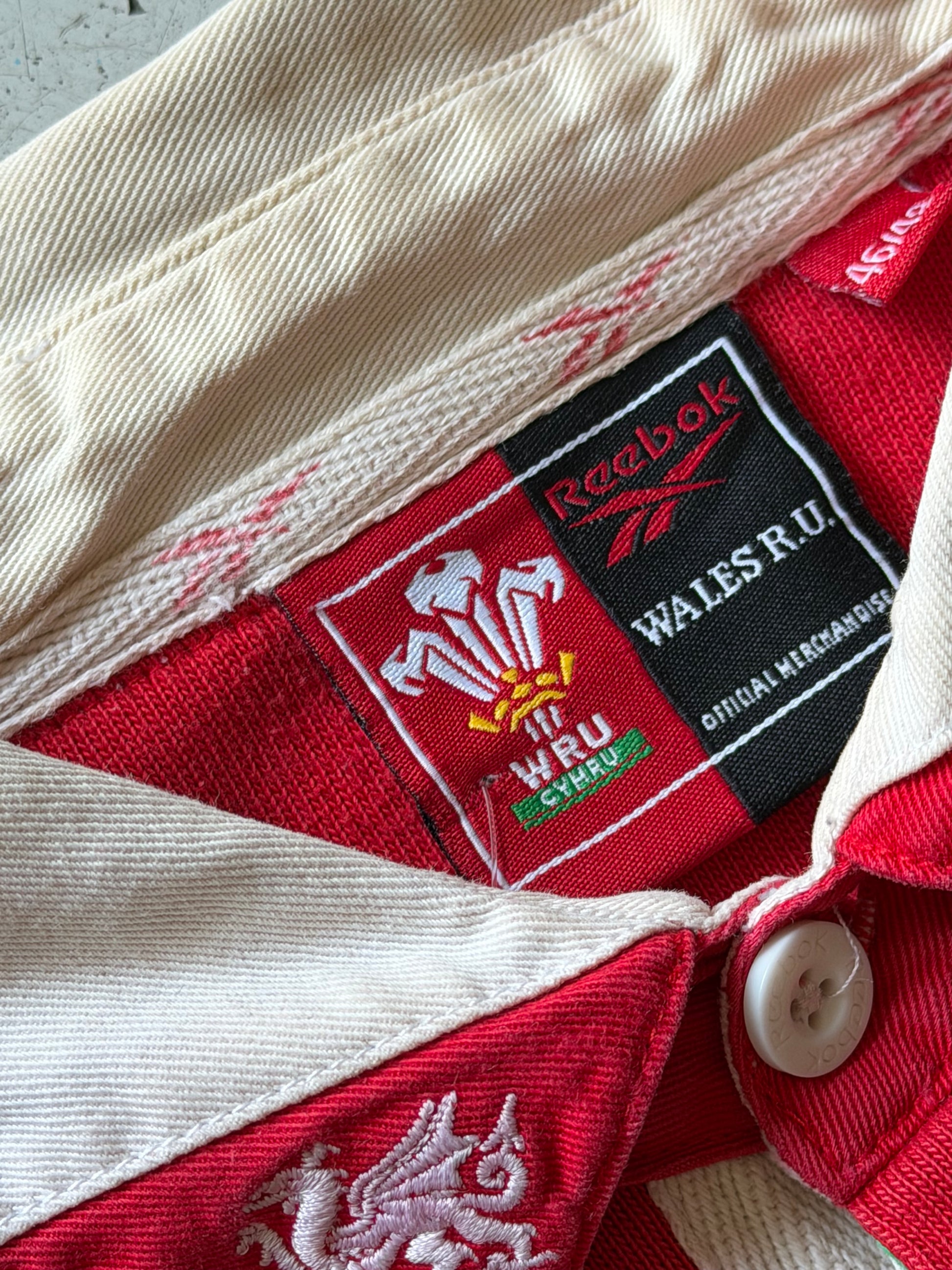 Reebok | Wales rugby trøje | rød | XL