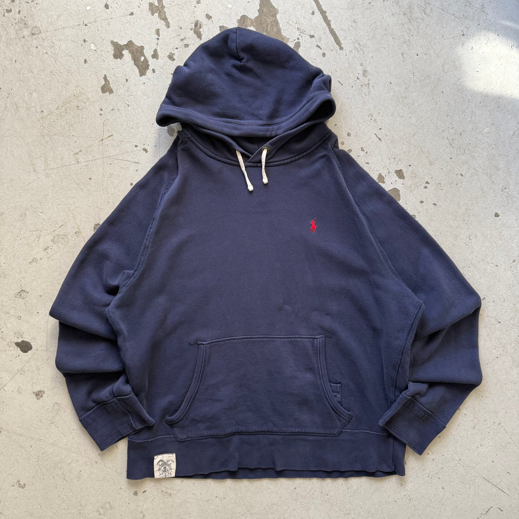 Polo Ralph Lauren Navy Hoodie – Vintage Fit XL