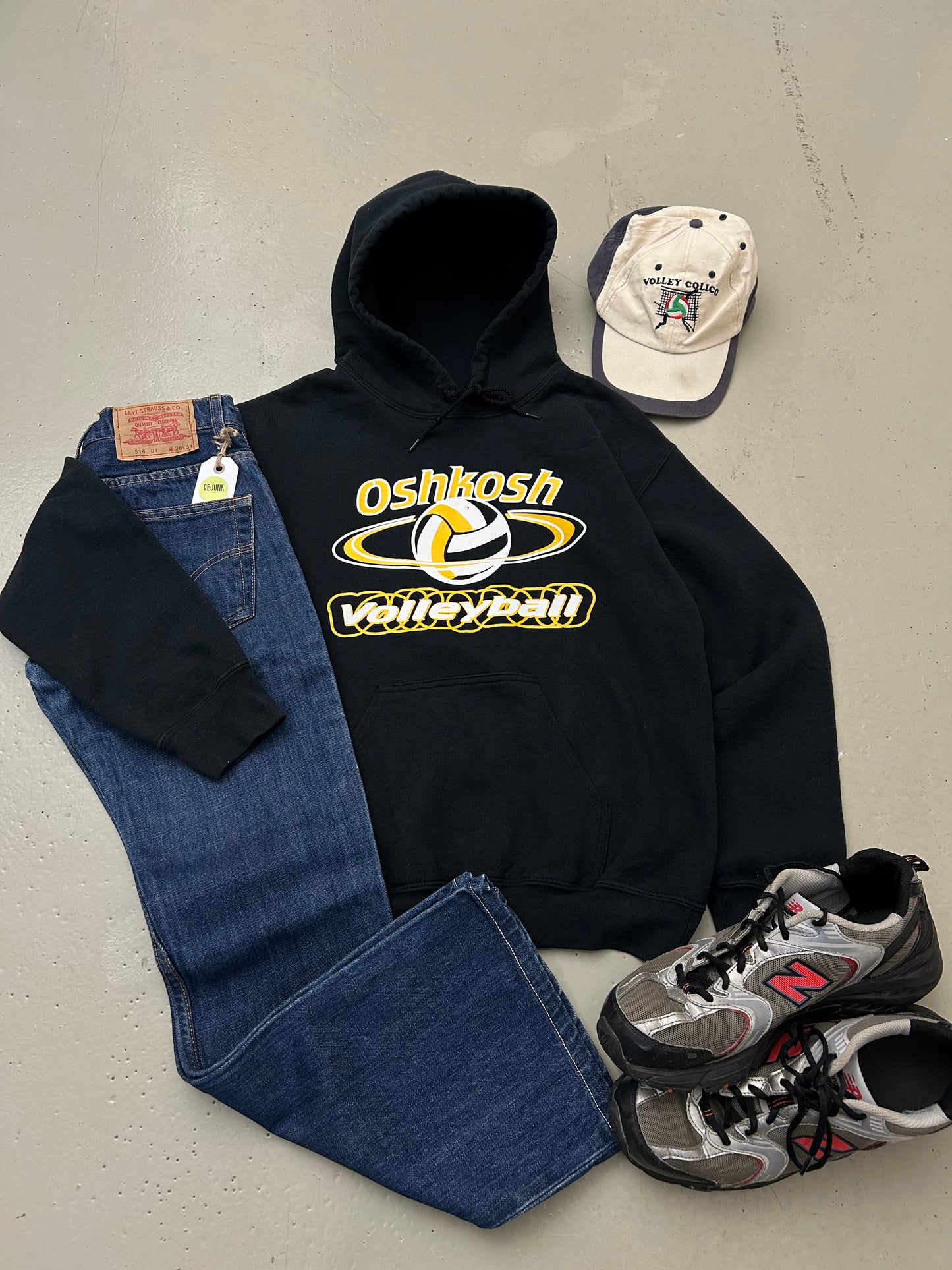 College Vintage Hoodie - Small