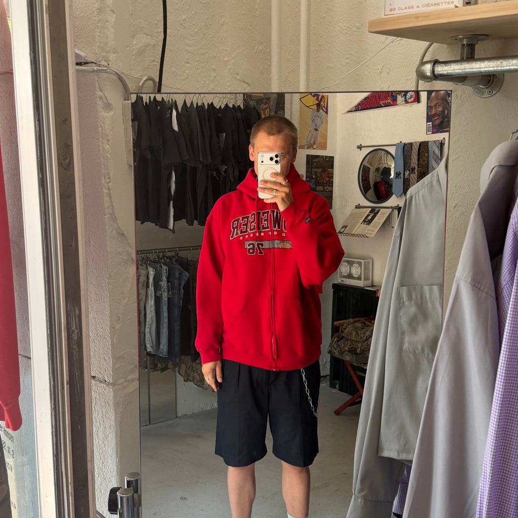 90s  | hoodie | rød | XL