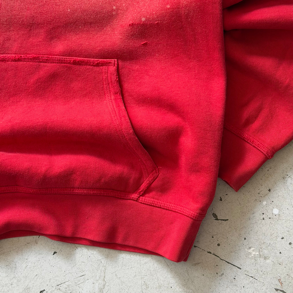Distressed Nike  | hoodie | rød | S