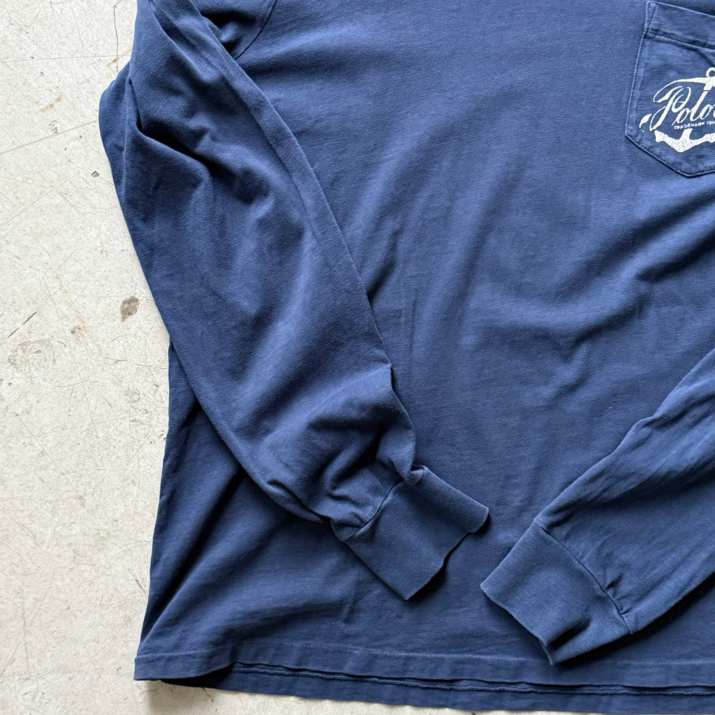 Polo Ralph Lauren long sleeve – Herre L – Navy RL67