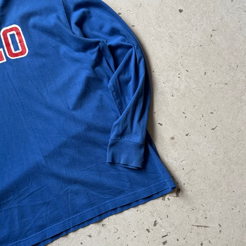 Polo Ralph Lauren langærmet T-shirt – Herre XL – Blå vintage logo tee