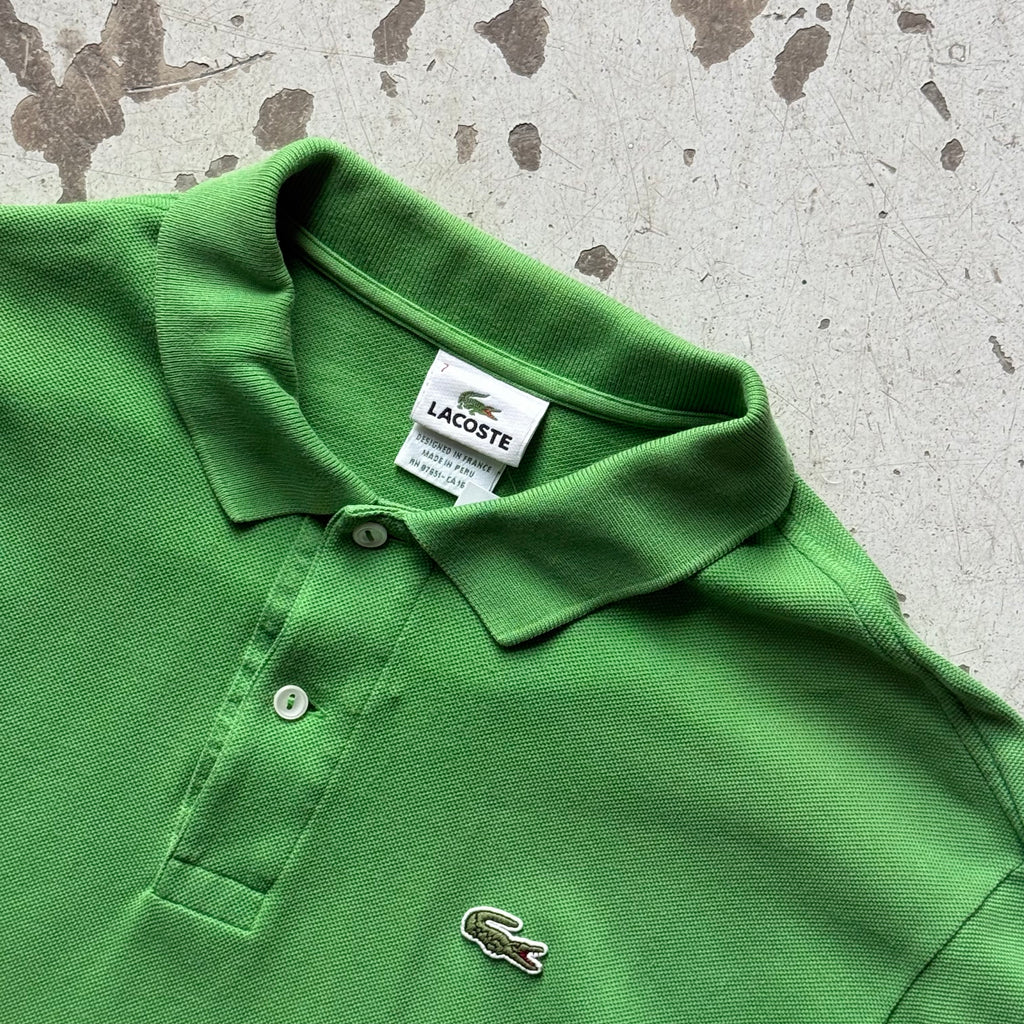 Vintage Lacoste polo – Herre XL – Klassisk grøn