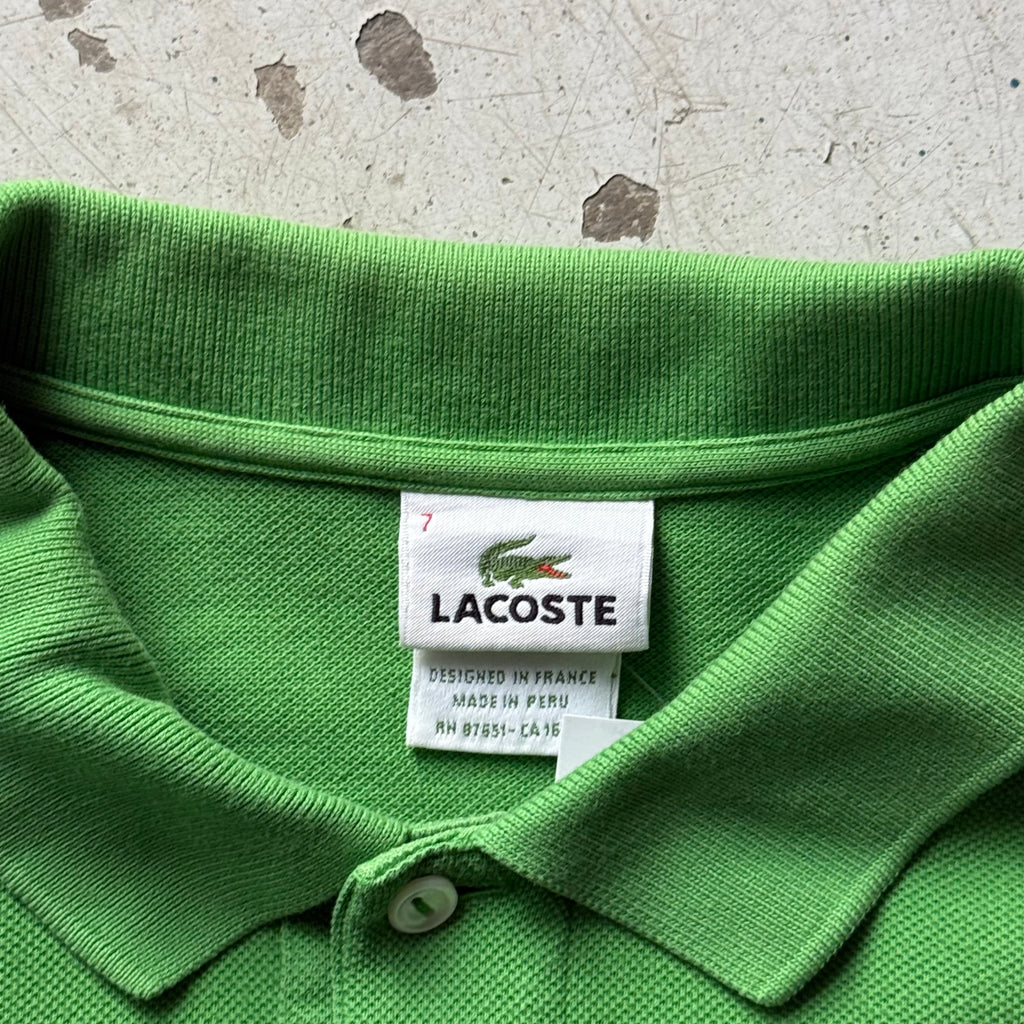 Vintage Lacoste polo – Herre XL – Klassisk grøn