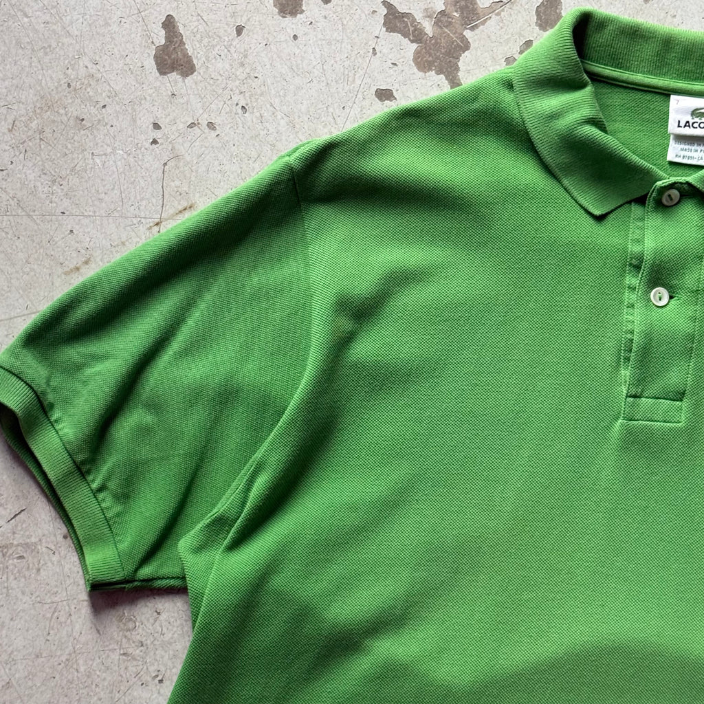 Vintage Lacoste polo – Herre XL – Klassisk grøn