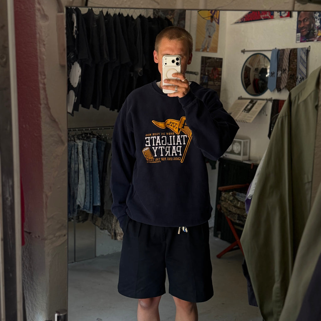 MadeinUsa  | crewneck | navy | XL