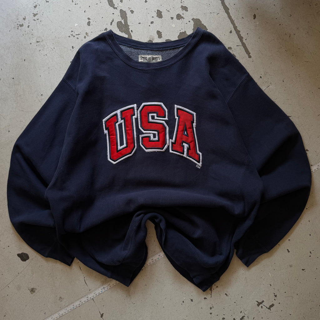 MadeinUsa  | crewneck | navy | XXL