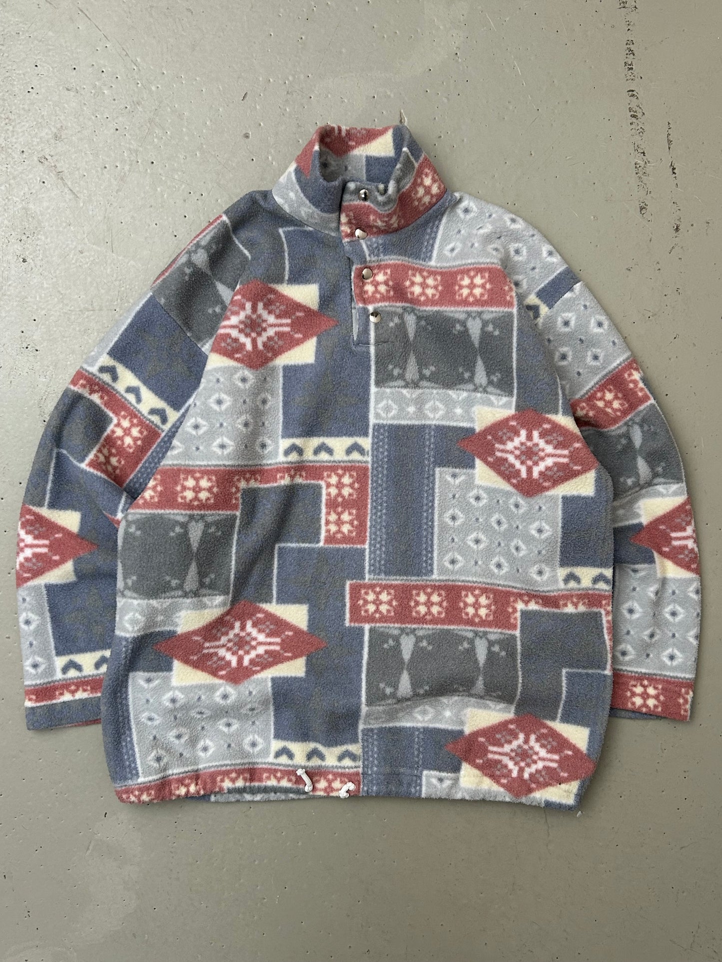 Patterned Vintage Fleece - Large