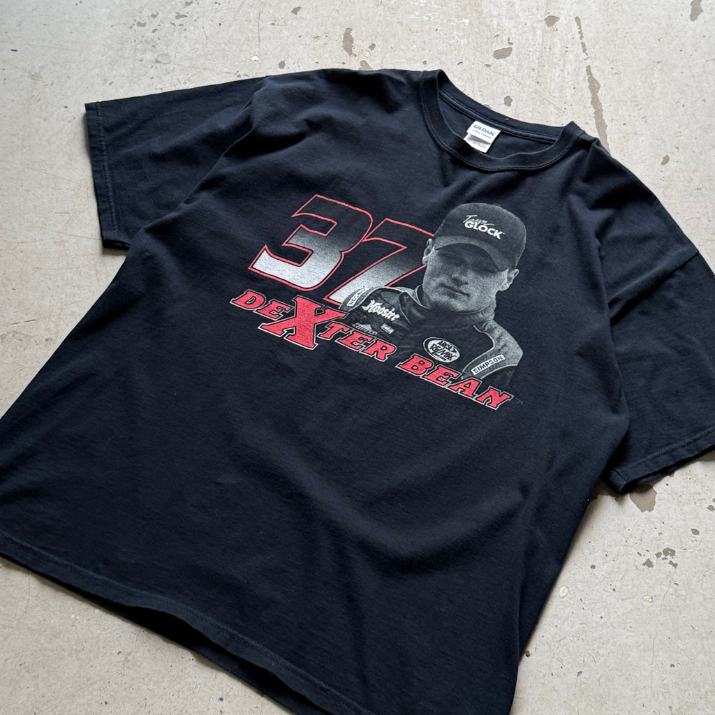 Vintage Dexter Bean Racing T-shirt – Sort - XL