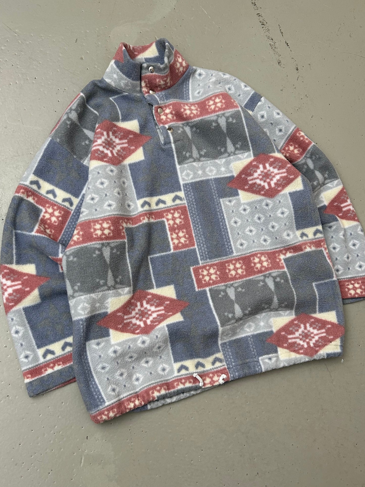 Patterned Vintage Fleece - Large